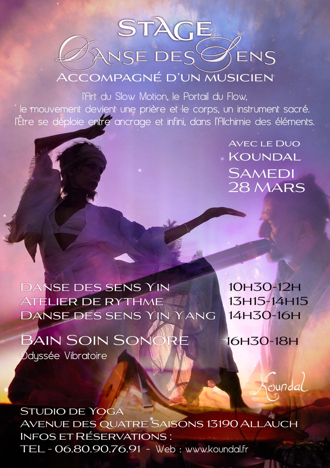Stage-Danse des Sens-Danse alchimique-Yin-Koundal Duo
