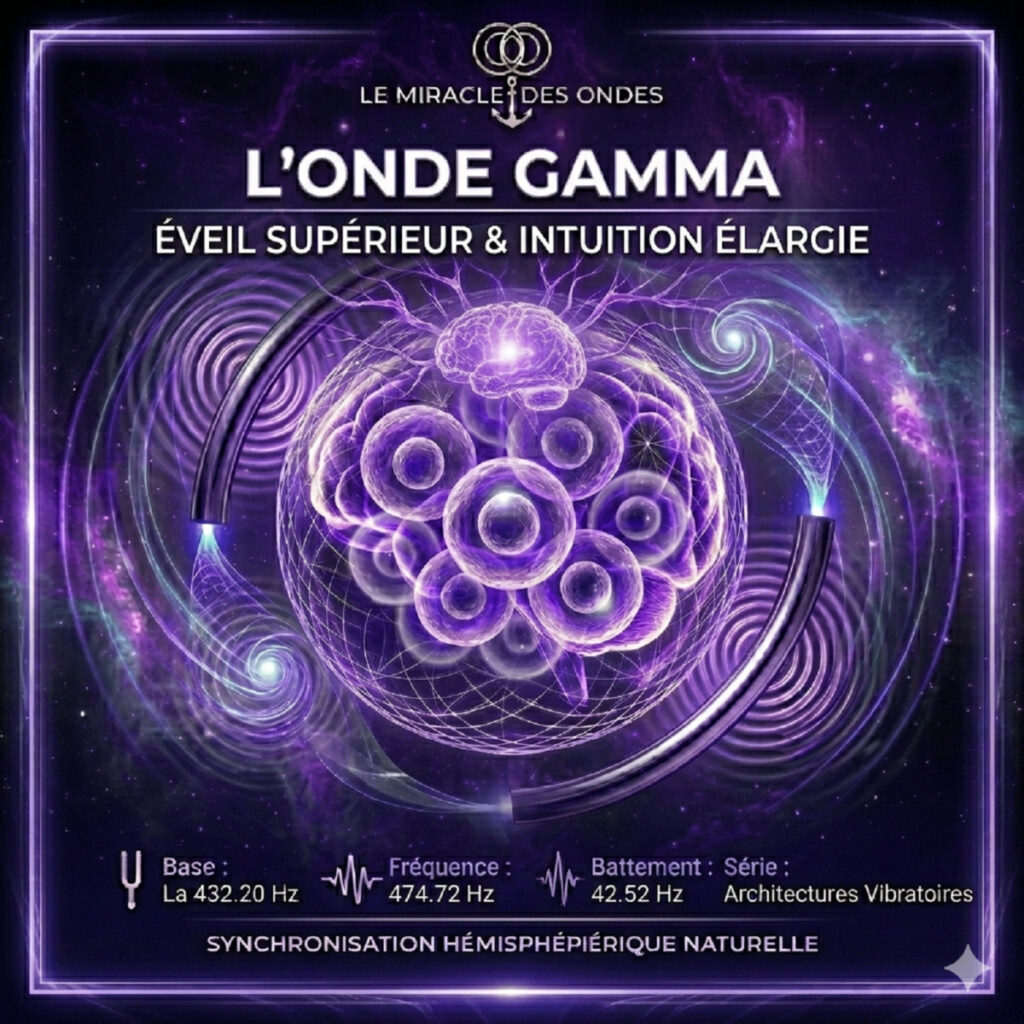 Le Miracle des Ondes meditation sonore binaurale organique gamma 42.52 Hz