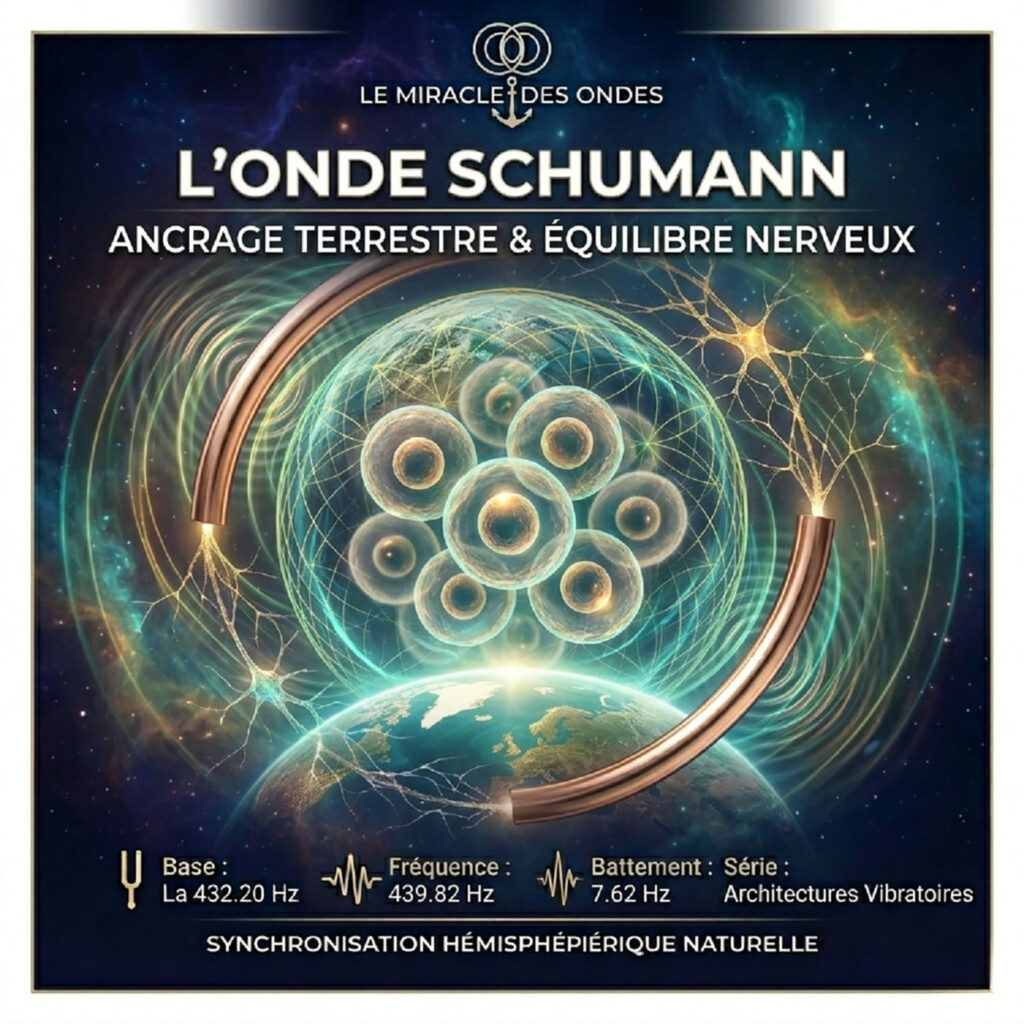 Le Miracle des Ondes meditation sonore binaurale organique schumann 7.62 Hz