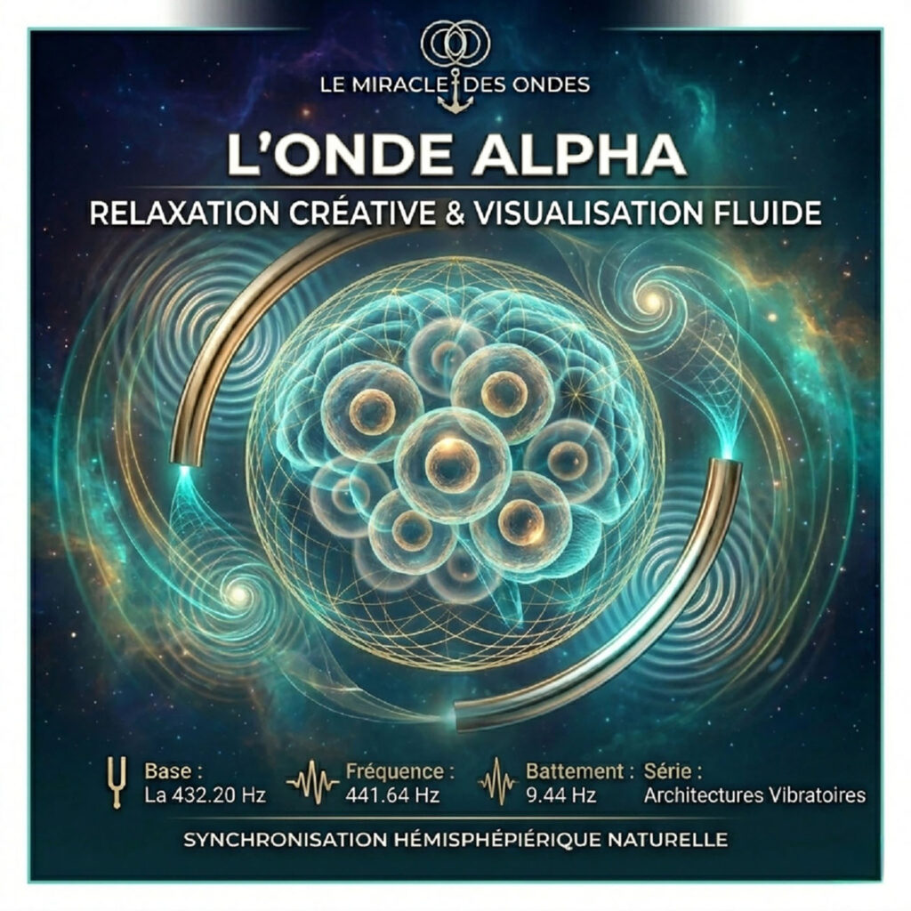Le Miracle des Ondes meditation sonore binaurale organique alpha 9.44 Hz