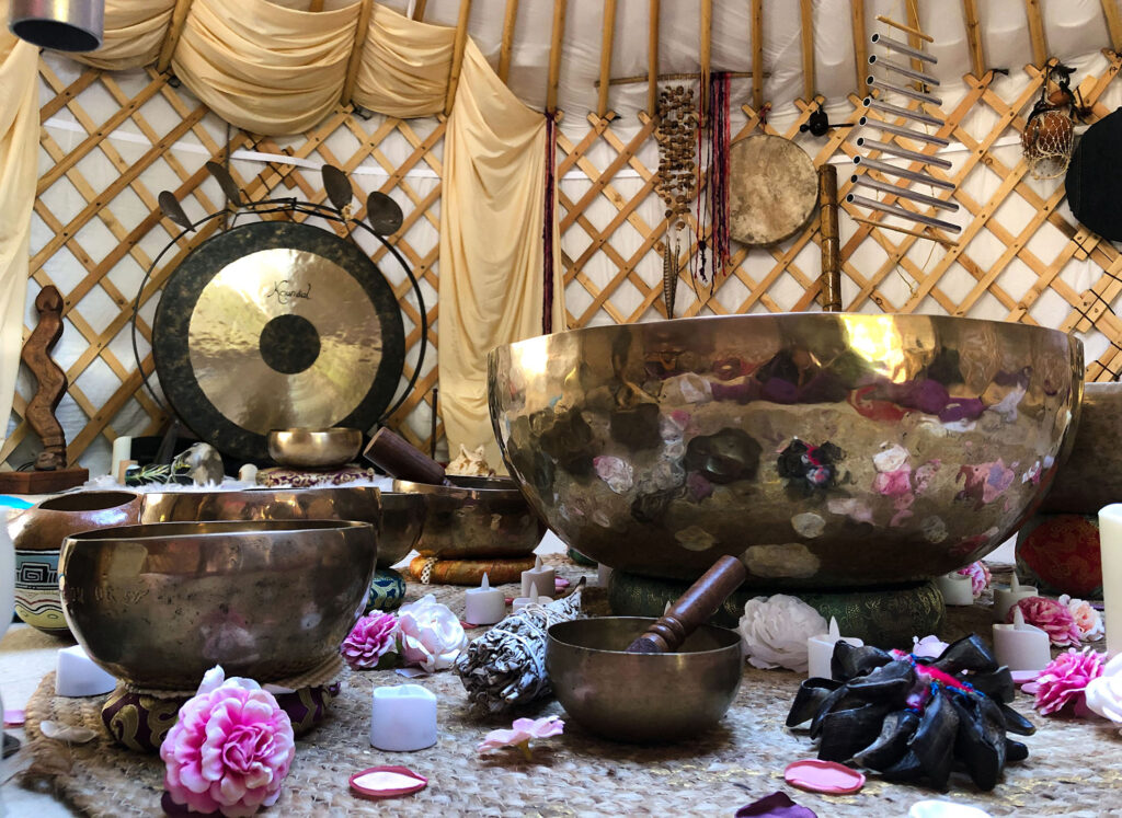 Yourte Koundal-bols chantants himalayen-gong-massage sonore-marseille